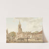 Straattafereel in Beverwijk by Jacob Cats