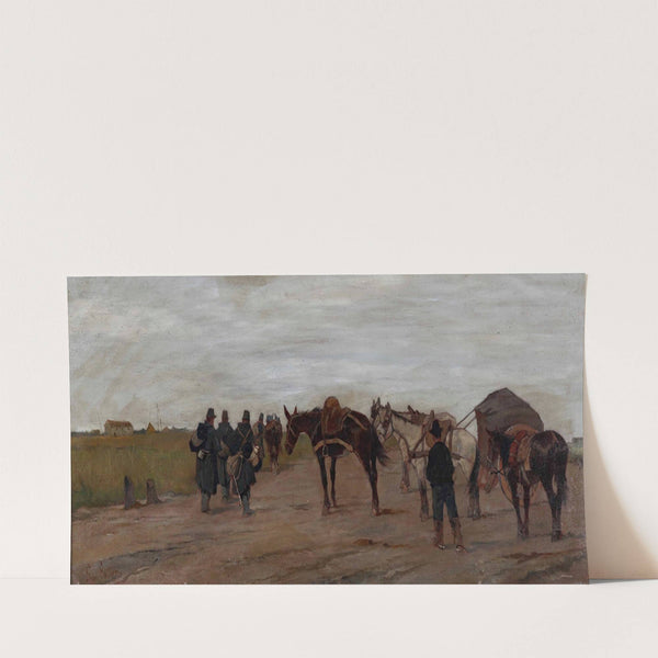 Strade in Toscana by Giovanni Fattori