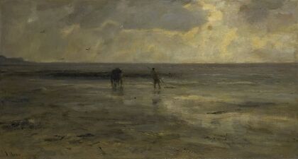 Strand bij avond (1890)