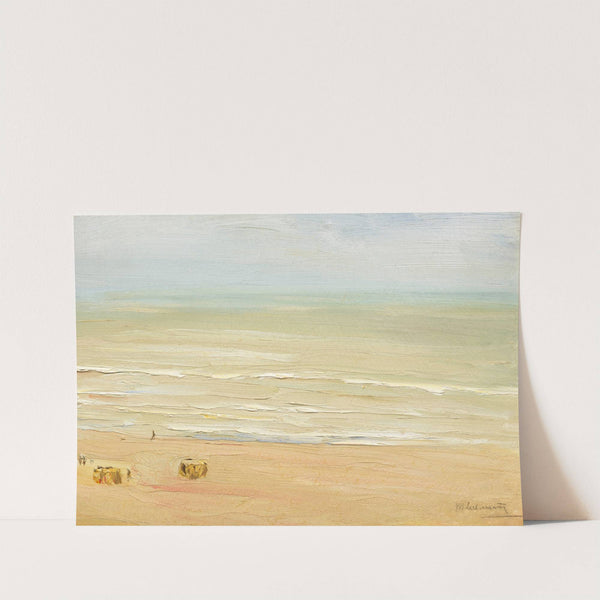 Strand und Meer in Zandvoort – Brandungswellen (1899) by Max Liebermann