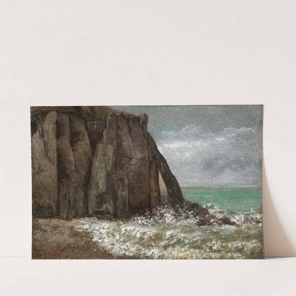 Strand von Etretat (1869) by Gustave Courbet