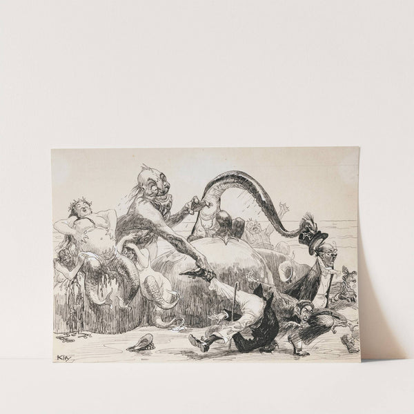 Strandfalle II (1910) by Heinrich Kley