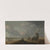 Strandszene mit Blick auf ein bewegtes Meer mit zahlreichen Schiffen by Pieter Mulier the Elder