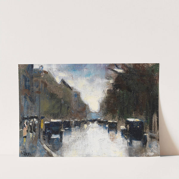 Straße im Tiergarten by Lesser Ury