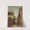 Straße in Amsterdam (1875) by Tina Blau