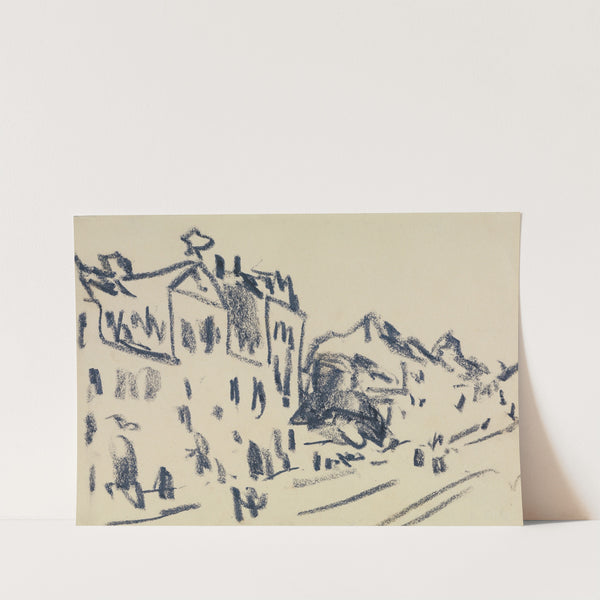 Straße in Dresden (1909) by Ernst Ludwig Kirchner