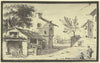 Straße in einem Dorf (1744)