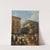 Straßenansicht aus Mailand, im Hintergrund der Dom (1844) by Angelo Inganni
