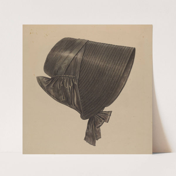 Straw Bonnet by Francis Law Durand