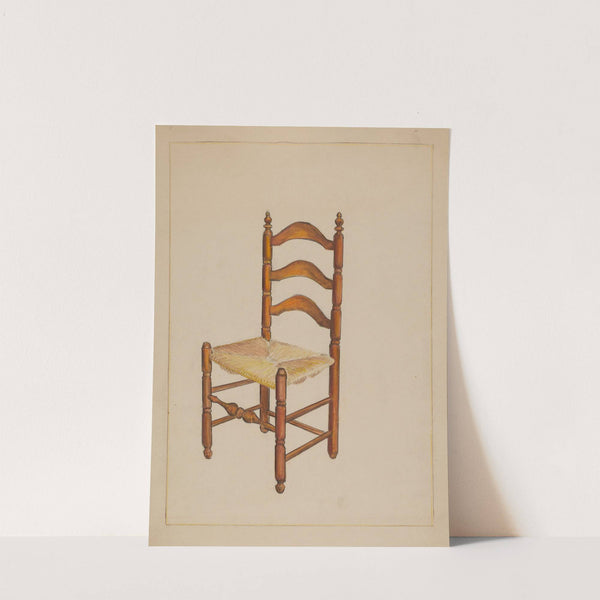 Straw Bottom Chair (c. 1936) by George Nelson