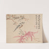 Strawberry Spinach and Nightingale (c. 1845–54) by Tsubaki Chinzan