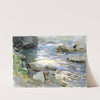 Stream and Rocks by John Singer Sargent