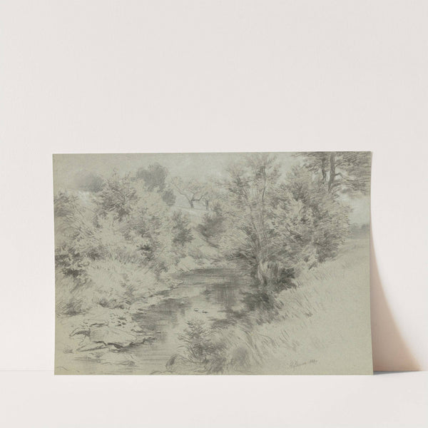 Stream near Hofheim by Adolf Hoeffler