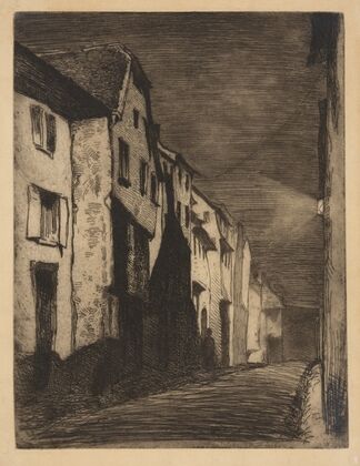Street at Saverne (1858) — size preview