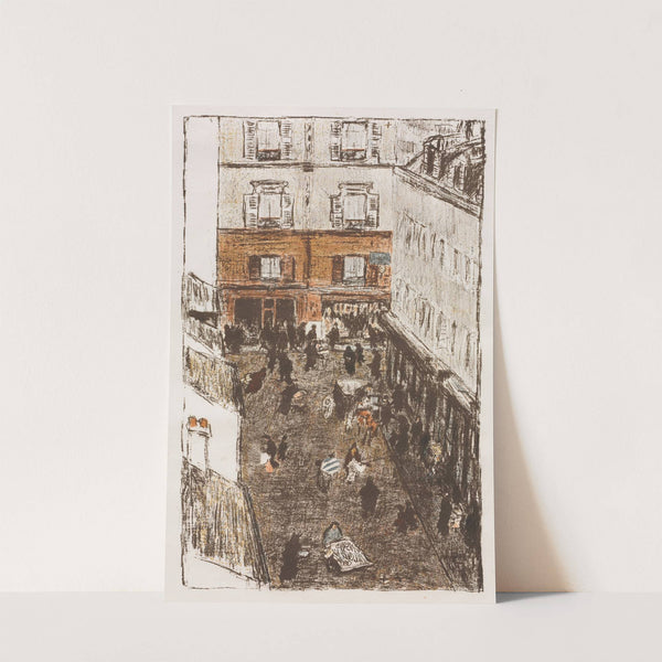 Street Corner Seen from Above (1899) by Pierre Bonnard
