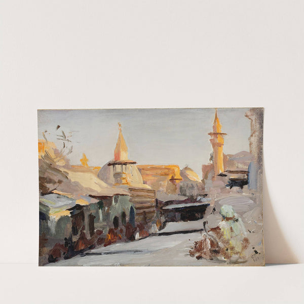 Street in Damascus. From the journey to Palestine (1901) by Jan Ciągliński