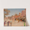 Street in Jaipur. From the journey to India (1907) by Jan Ciągliński