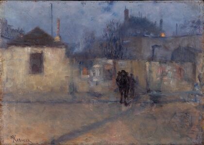 Street in Montparnasse, Paris