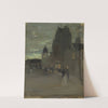 Street in Oban, Night by James Guthrie