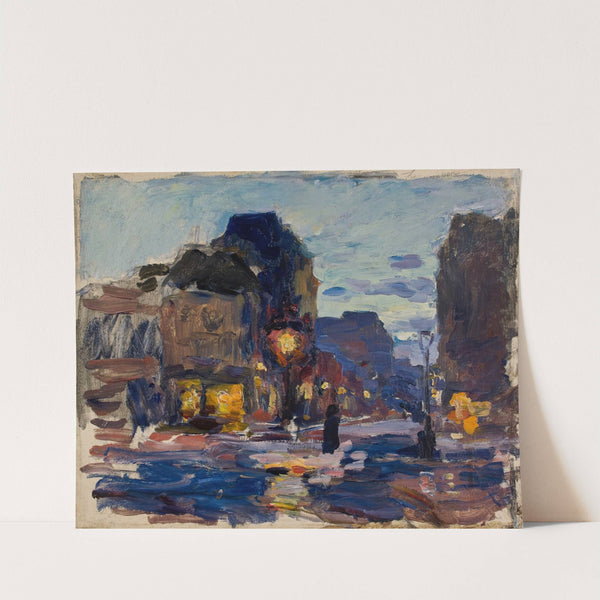 Street in Paris by Ludwik de Laveaux
