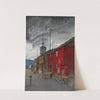 Street in Røros by Harald Sohlberg