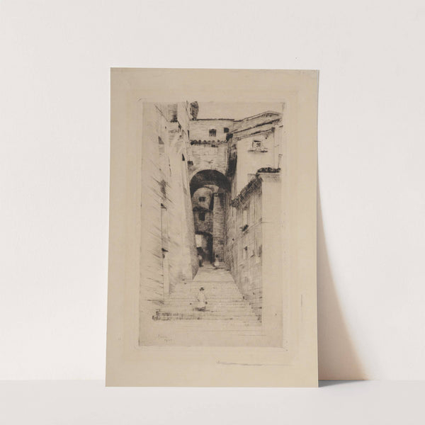 Street in Siena I (1900) by Józef Pankiewicz