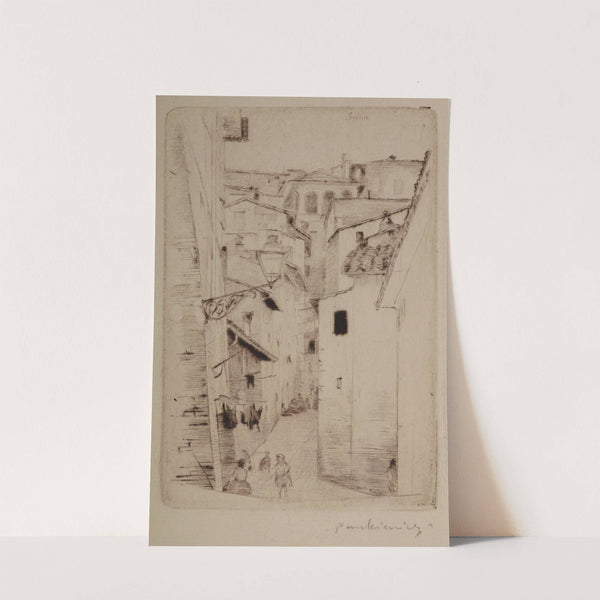 Street in Siena II (1900) by Józef Pankiewicz