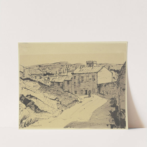 Street in Villeneuve by Hermann Lismann