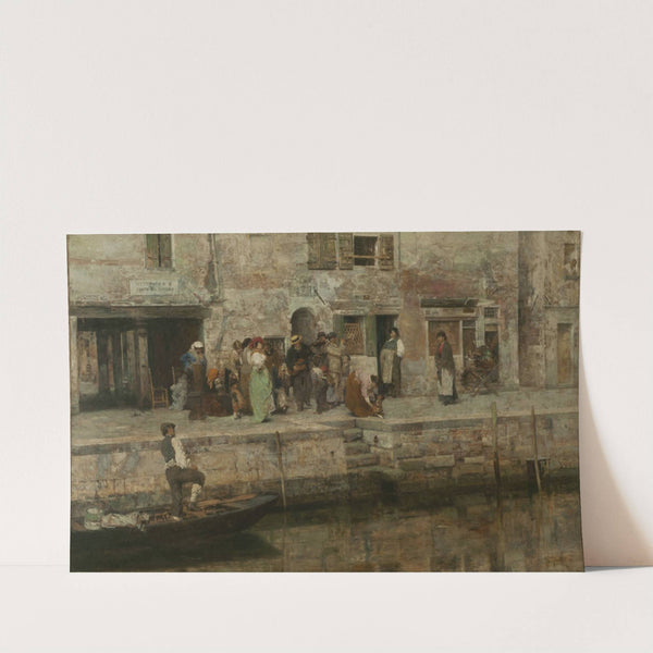 Street musicians by Giacomo Favretto