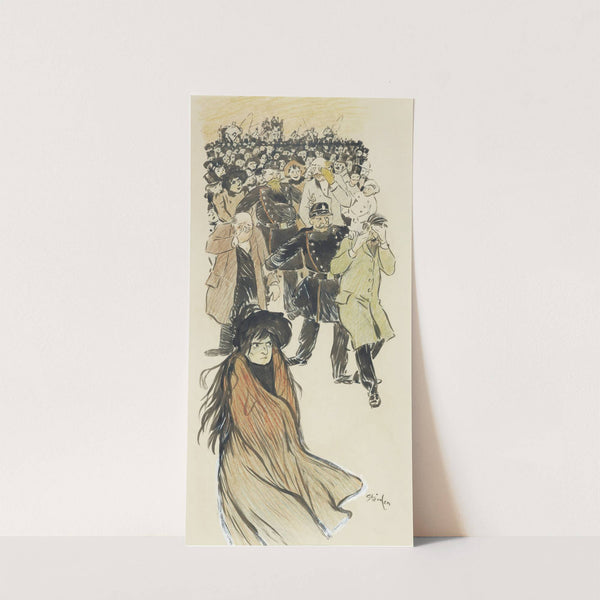 Street Scene by Théophile Alexandre Steinlen