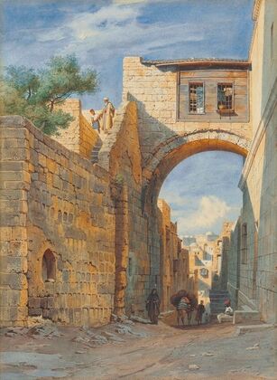 Street Scene In Jerusalem — size preview