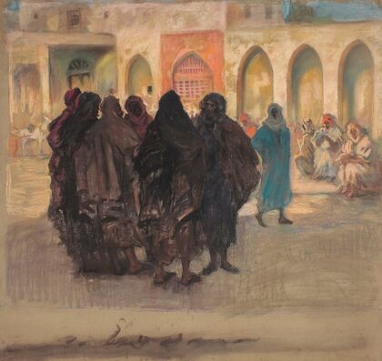 Street scene in Kairouan (1915)