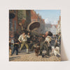 Street Scene in the Dogdays (1832) by Wilhelm Marstrand
