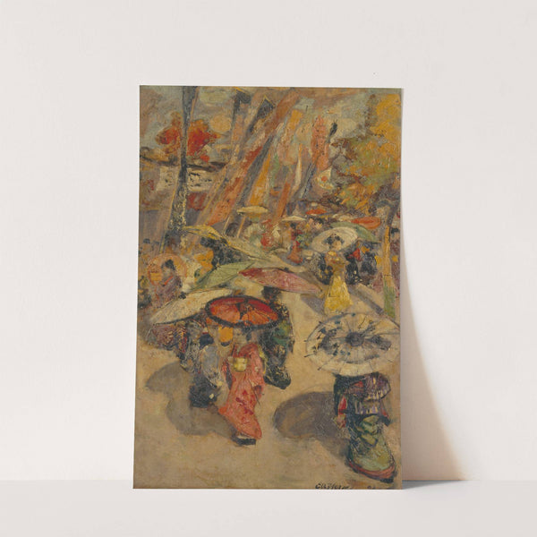 Street Scene, Tokyo by Edward Atkinson Hornel