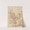 Street Scene; Vendor of Brushes by Thomas Rowlandson