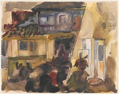 Street with a shoemaker’s workshop III (1934 - 1937)
