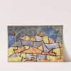 Strenge Gebirgsform (Kristallines Gebirge) by Paul Klee