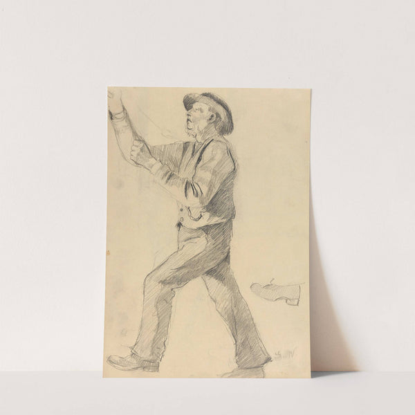 Striding Man by Gustav Wentzel