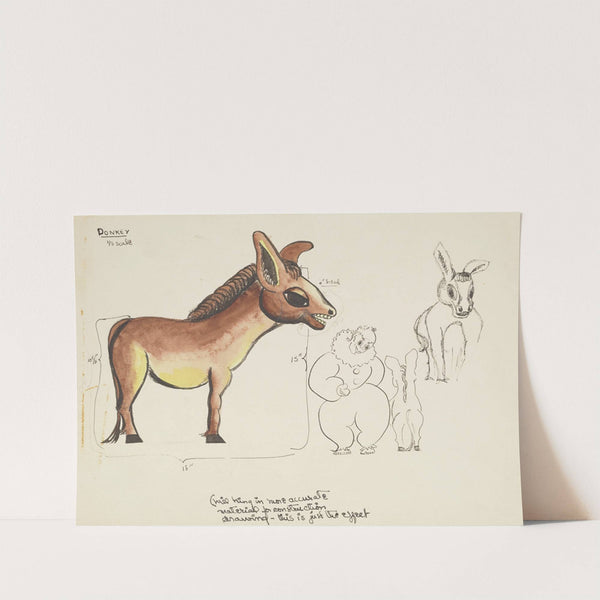 String Fever(marionette): Donkey (1934-1943) by Hope Shippee