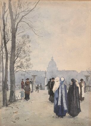 Stroll in a park (1891 - 1893)