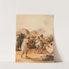 Strolling Players (1833) by Eugène Delacroix