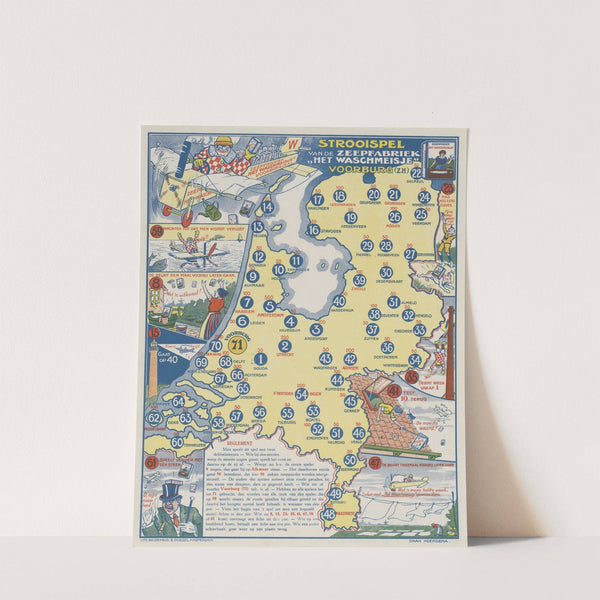 Strooispel van de zeepfabriek &#039;het waschmeisje&#039; Voorburg by Daan Hoeksema