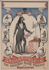 Stuart Pastor, the original black Paganini and musical excentrique (1879)