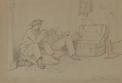Students in the Latin Quarter, Paris (c. 1858)