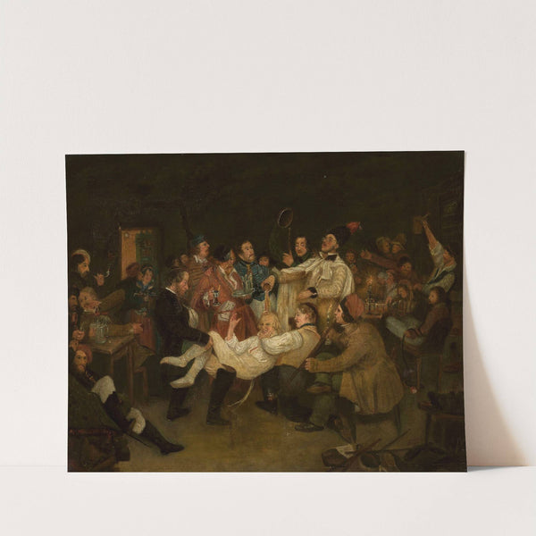 Students’ play (1848) by Antoni Piotrowski