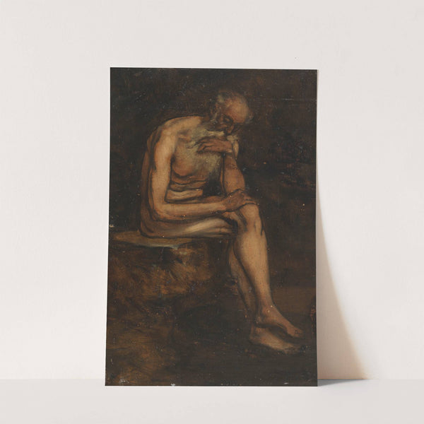 Studie des heiligen Hieronymus by Hans Von Marées