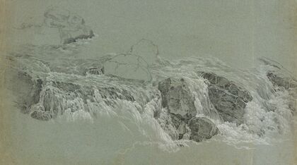 Studie eines Bergbaches