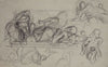 Studie für eine Dekorationsmalerei im Palais Bourbon (ca. 1833 – 1834)