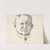 Studie til et portræt af professor, drmed Carl Lorentzen 1860-1932 by Edvard Weie