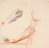 Studie til helfigursportrættet af Kronprinsesse Sofie Frederikke (1790 – 1793)